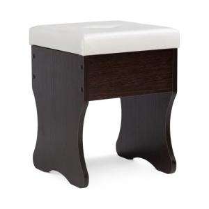 Банкетка Victory венге, экокожа белая