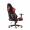 Кресло игровое  Alpha черная сетка, красные вставки