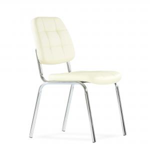 Стул Maze хром, бежевая экокожа