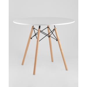 Обеденный стол EAMES DSW D90 белый