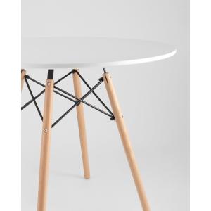 Обеденный стол EAMES DSW D90 белый