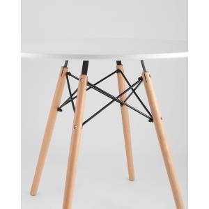 Обеденный стол EAMES DSW D90 белый