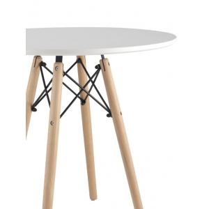Обеденный стол EAMES DSW D70 белый