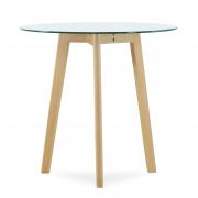 Кофейный стол Velluto D70, стеклянный 