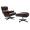 Кресло Eames Lounge  chair с оттоманкой коньячный