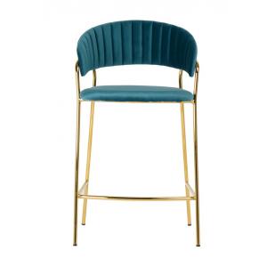 Стул полубарный Turin бирюзовый