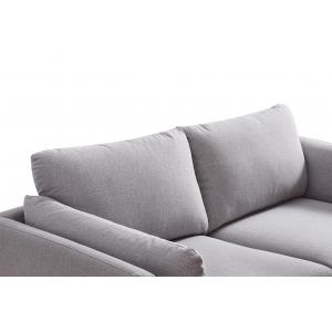 Диван Amsterdam двухместный серый никель