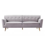 Диван Florena трехместный серый