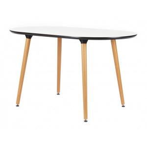 Стол Brooklyn белый 140 х 80 см, овальный