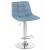 Барный стул Twindy пудрово-голубой велюр
