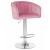 Барный стул Malisa розовый велюр