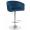 Барный стул Malisa синий велюр