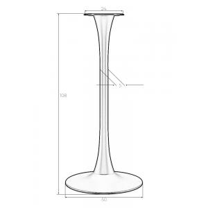 Подстолье барное Jim White High