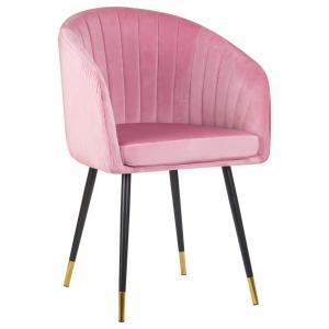 Стул Herbert розовый велюр
