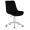 Стул-кресло Dorra Chrome, чёрный велюр