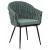 Дизайнерский стул Catifa зеленая ткань