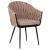 Дизайнерский стул Catifa коричневая ткань