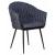 Дизайнерский стул Catifa синяя ткань