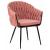 Дизайнерский стул Catifa розовая ткань
