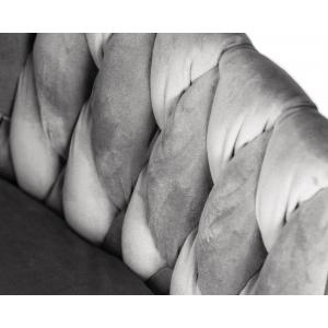 Барный стул Marcell, серый велюр