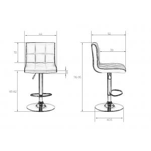 Стул барный Candy, черный