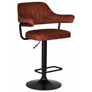 Стул барный Charly Wool терракотовый твид