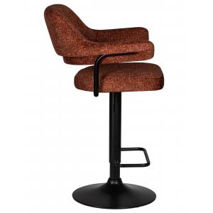 Стул барный Charly Wool терракотовый твид