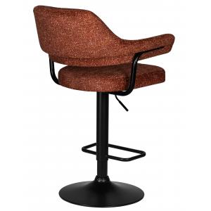 Стул барный Charly Wool терракотовый твид