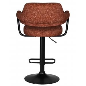 Стул барный Charly Wool терракотовый твид