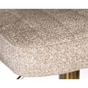 Стул барный Charly Gold Wool бежевый твид