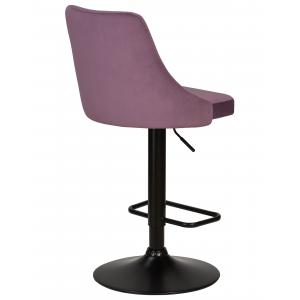 Стул барный Joseph Black пудрово-сиреневый велюр