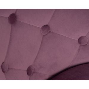 Стул барный Joseph Black пудрово-сиреневый велюр