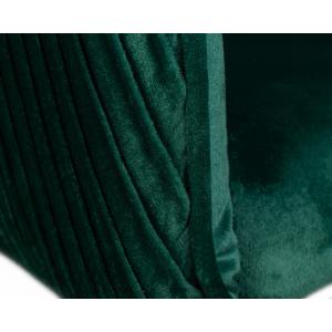 Барный стул Darcy Black зеленый велюр