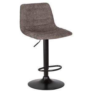 Стул барный Travis Black, ткань какао