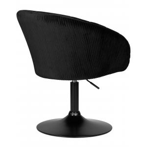 Кресло дизайнерское Edison Black черный велюр