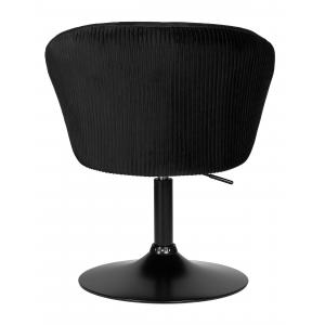 Кресло дизайнерское Edison Black черный велюр