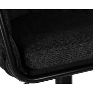 Барный стул Catifa черная ткань