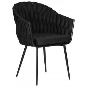 Дизайнерский стул Catifa, черная ткань