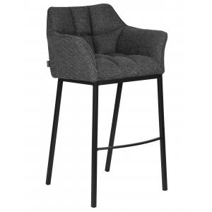 Стул барный Lukas серая ткань