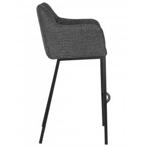 Стул барный Lukas серая ткань