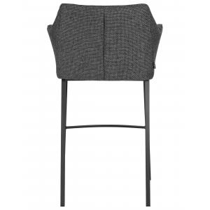Стул барный Lukas серая ткань