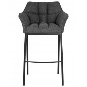 Стул барный Lukas серая ткань