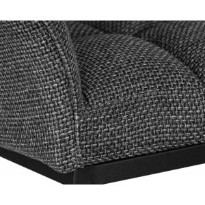 Стул барный Lukas серая ткань