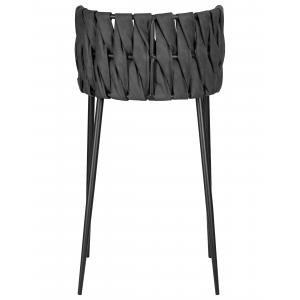 Стул барный Amelia темно-серый винтажный