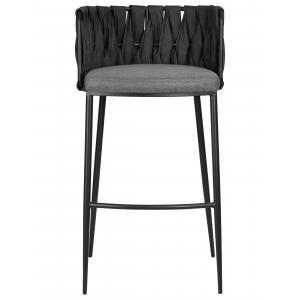 Стул барный Amelia темно-серый винтажный