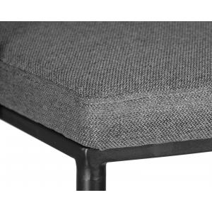 Стул барный Amelia темно-серый винтажный