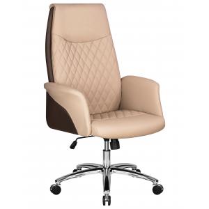 Компьютерное кресло Leonardo коричнево-бежевый