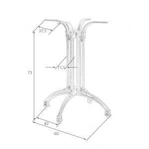 Подстолье чугунное Louise