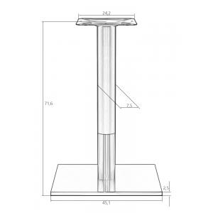 Подстолье обеденное Valentino