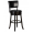 Вращающийся полубарный стул JOHN COUNTER (капучино, черный)